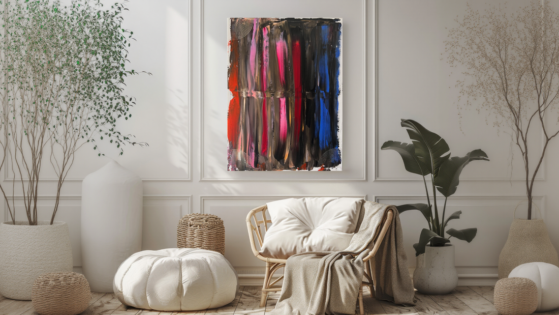 Comment choisir un tableau abstrait moderne pour son salon ?