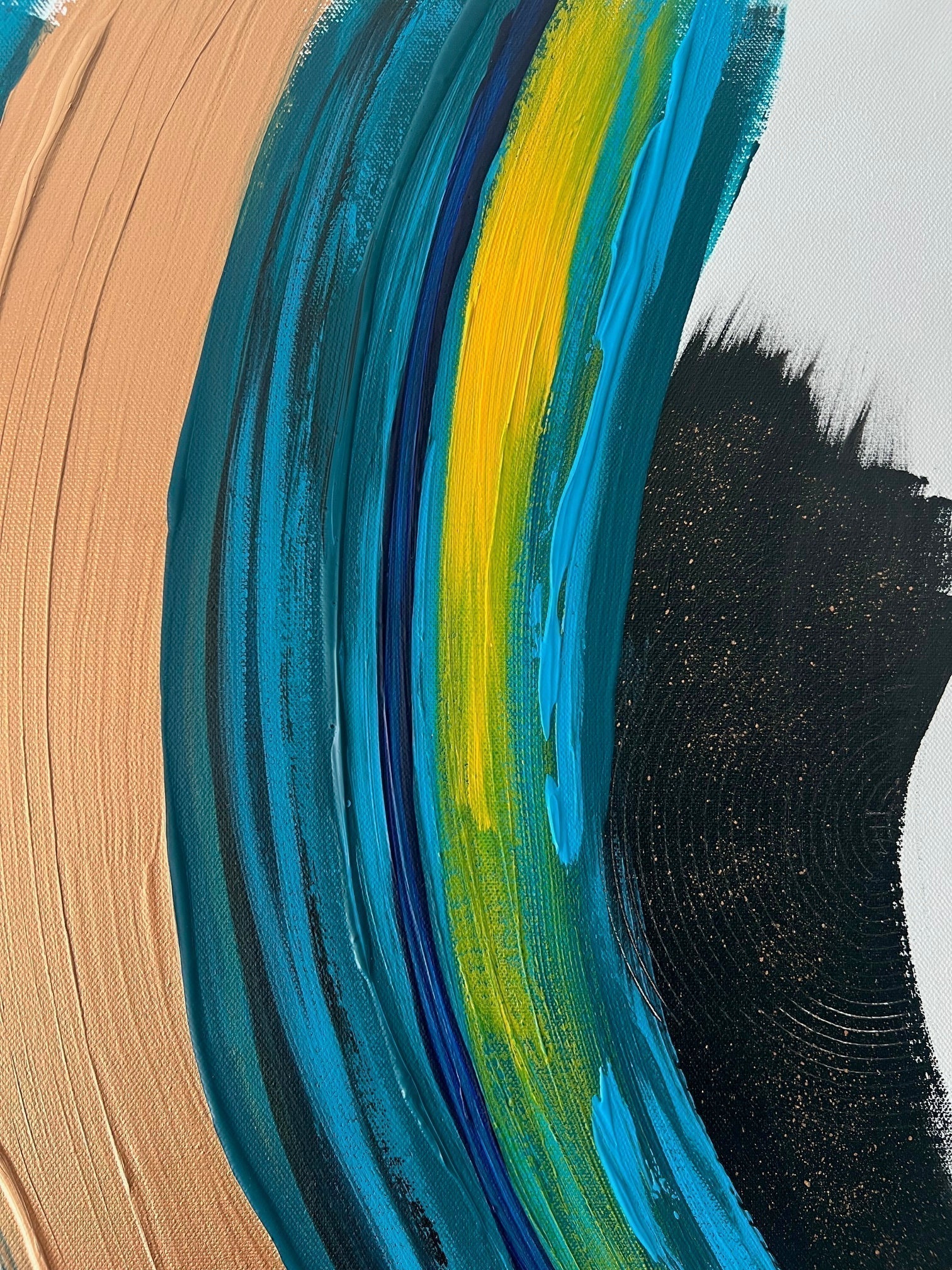 Comment integrer un tableau abstrait dans votre décoration 