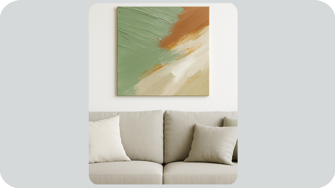 L’élégance du fait main : pourquoi les tableaux texturés séduisent les intérieurs modernes