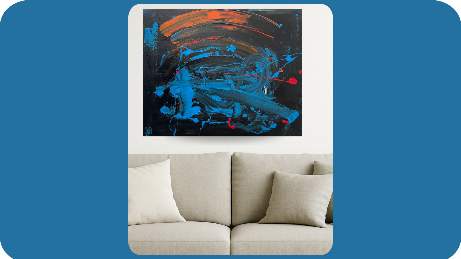 Couleurs 2026 : associer les tendances à votre tableau mural fait main