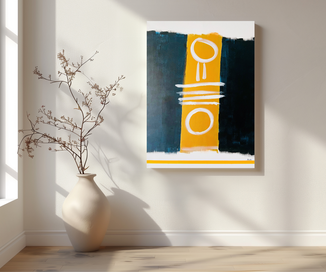 Transformer son intérieur avec une toile peinte à la main : la touche artistique qui change tout