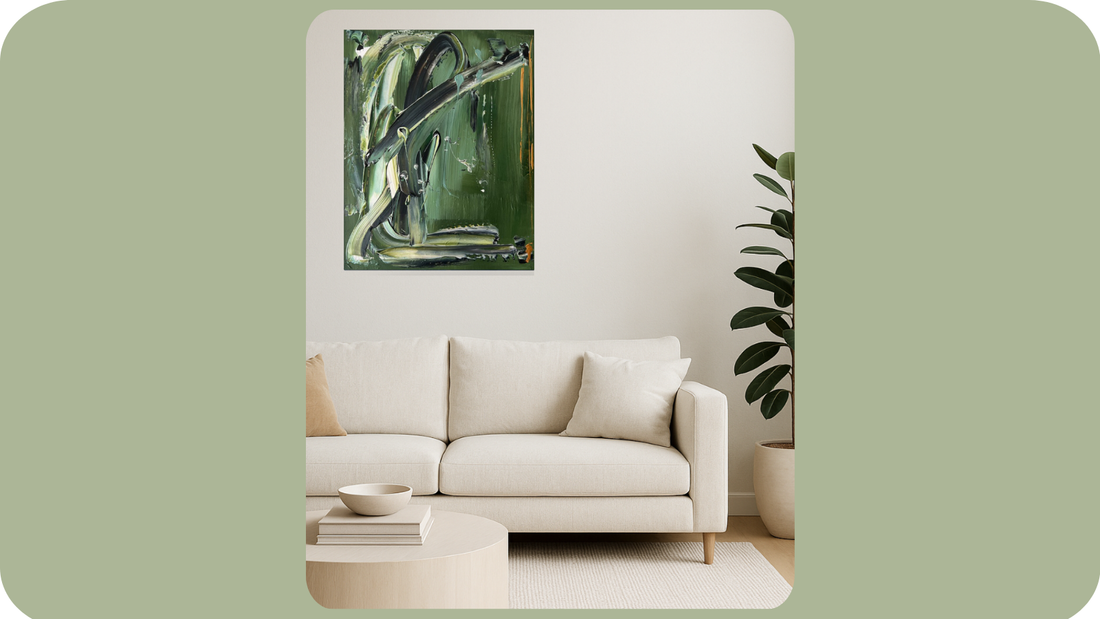 Tableaux modernes : 5 idées pour illuminer un salon beige ou blanc