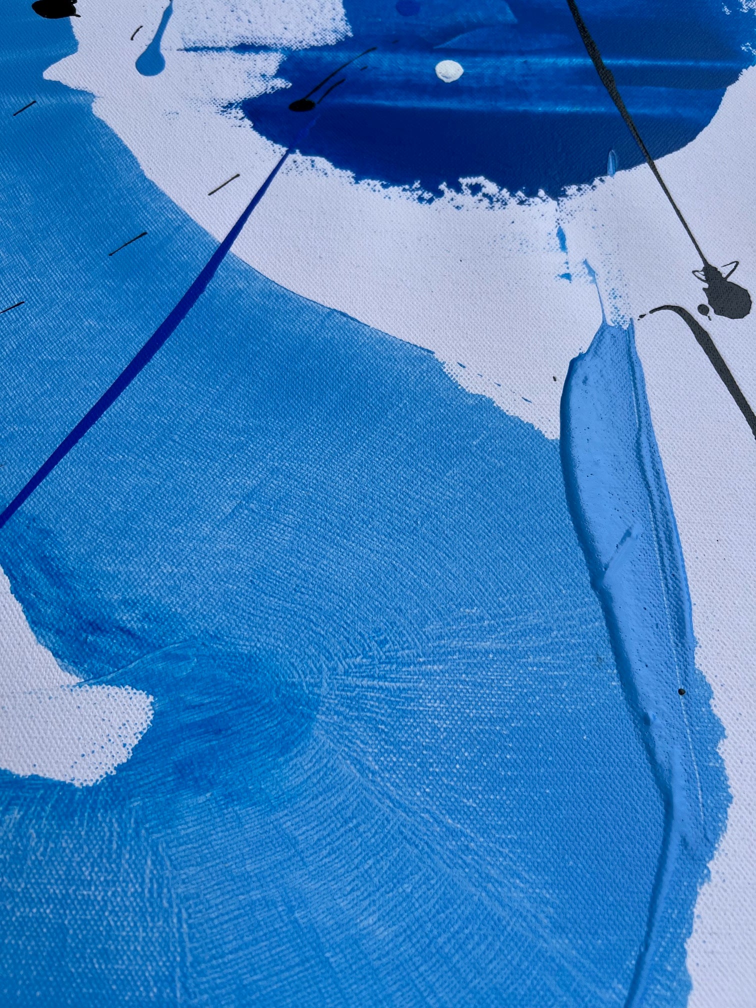 Tableau peinture acrylique en relief