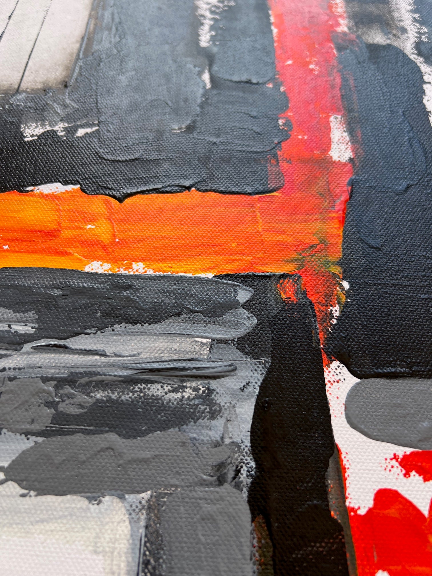 Tableau peinture abstraite Peinture acrylique colorée