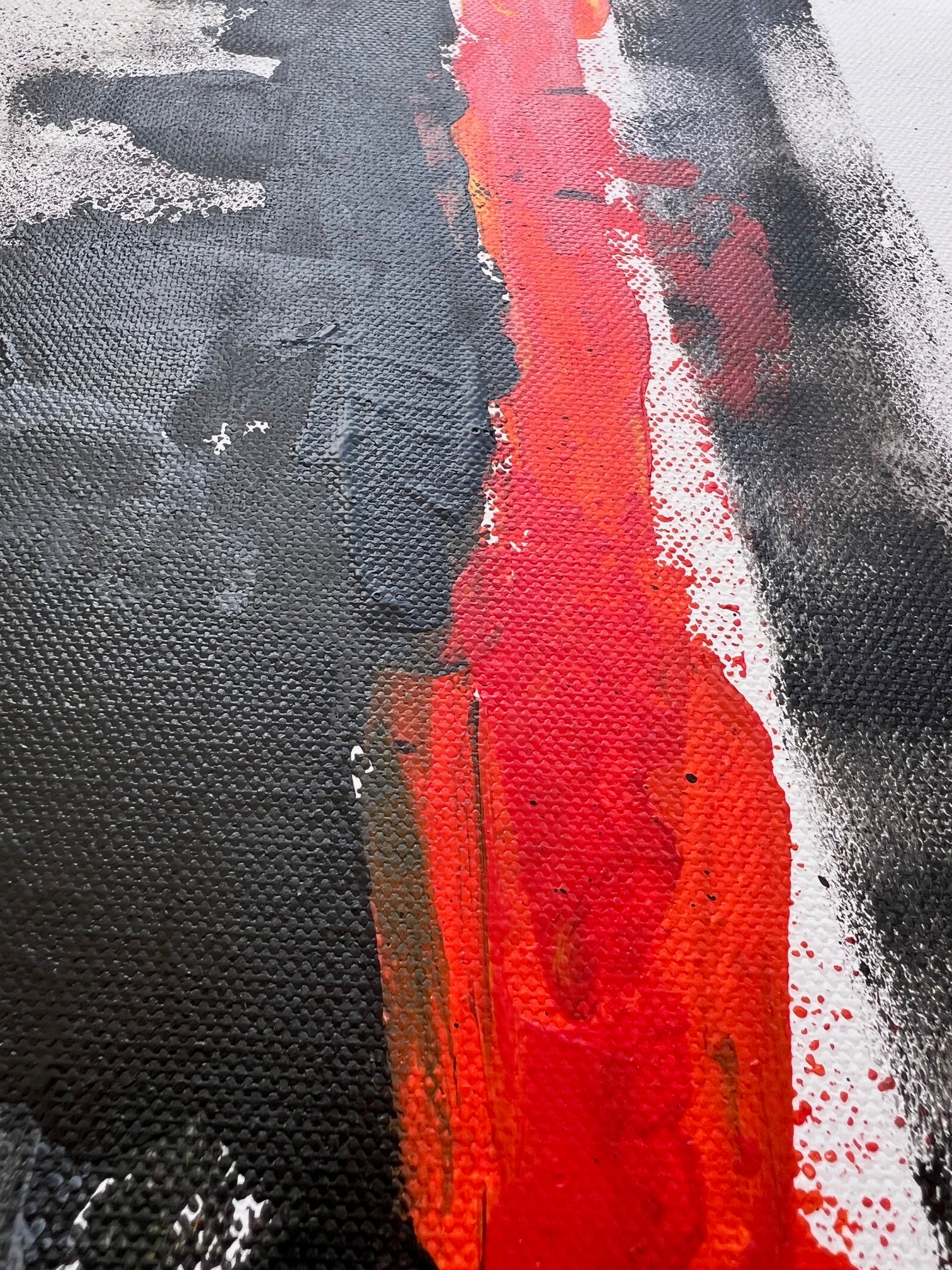 Tableau peinture abstraite Peinture acrylique colorée
