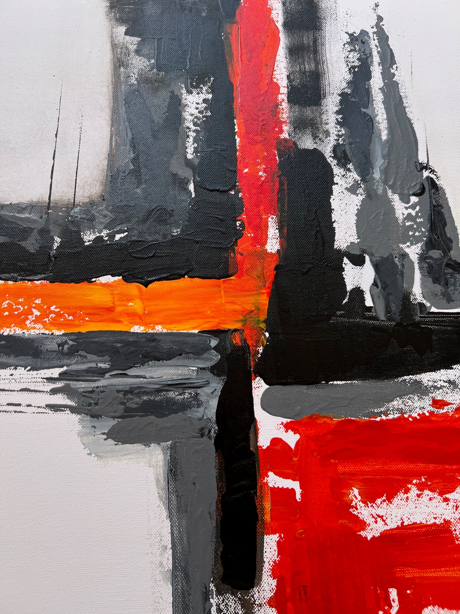 Tableau peinture abstraite Peinture acrylique colorée