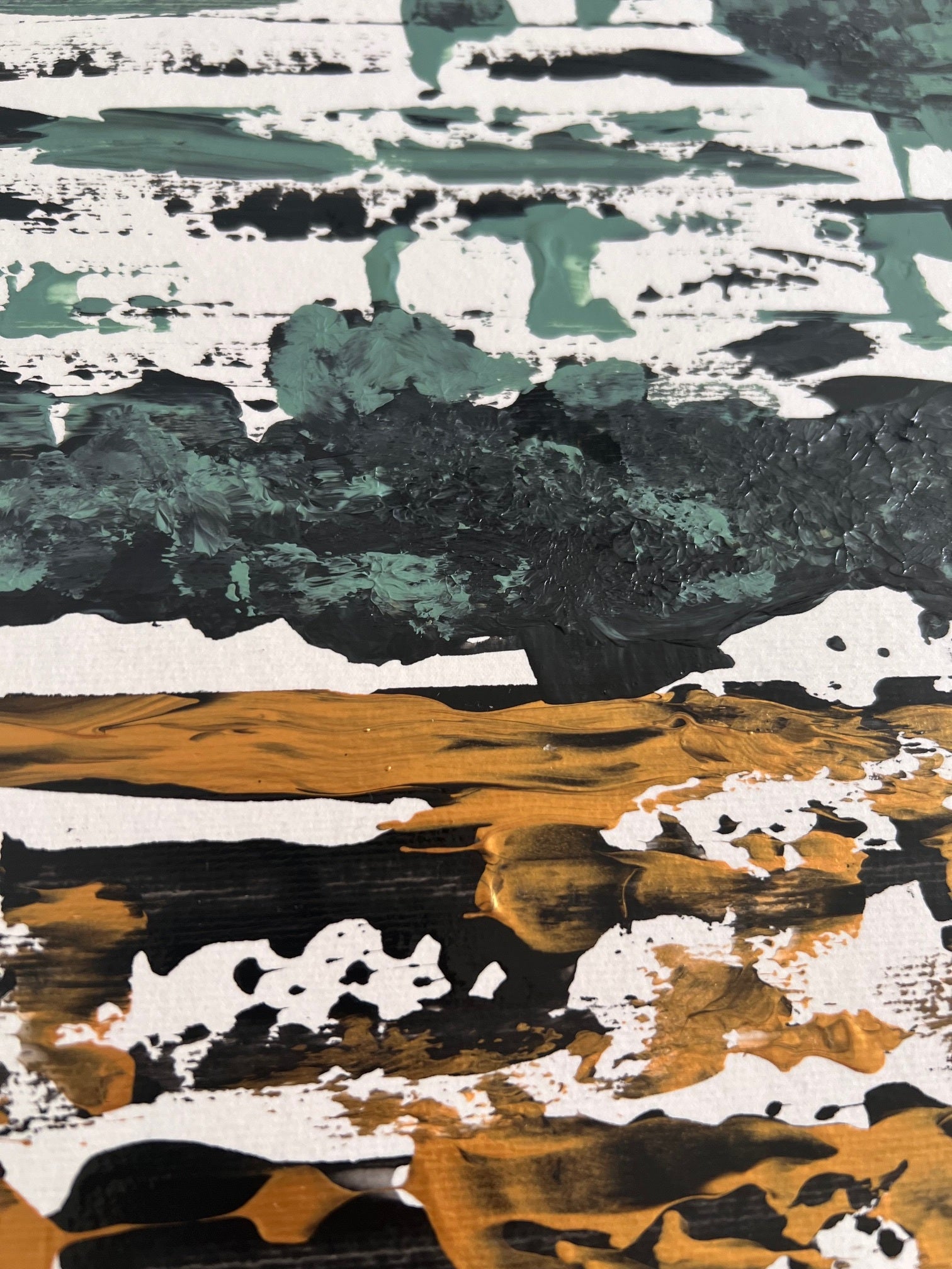 Peinture abstraite sur Papier haut de gamme