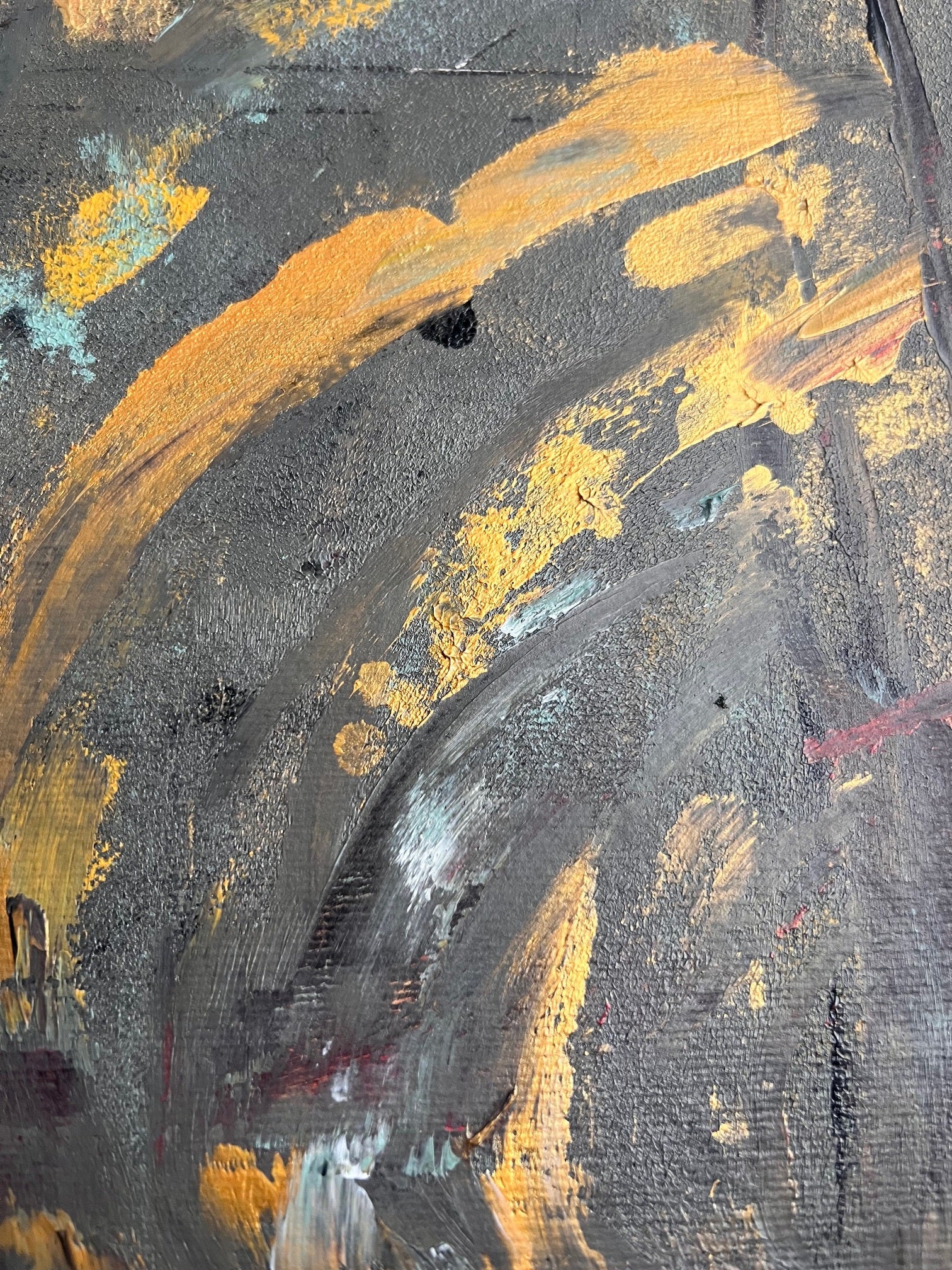 peinture moderne  sur paier  75x50cm peint à la main et unique 