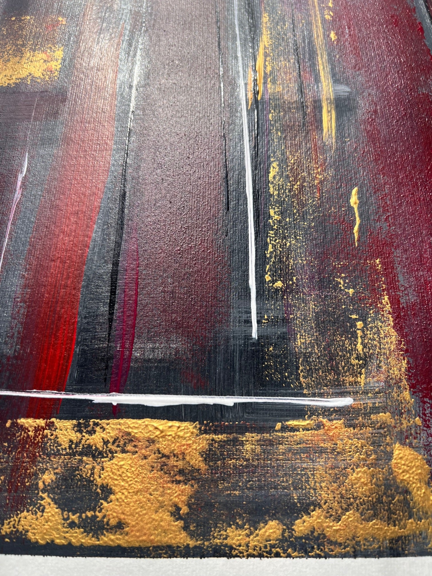 peinture moderne sur papier  fait à la main Biacha artiste peintre 