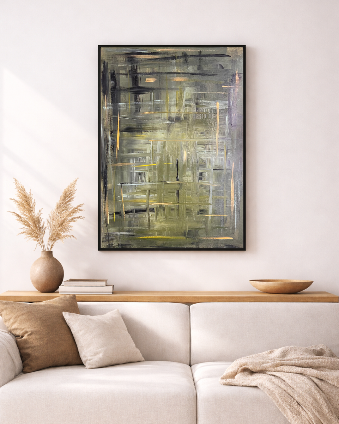 Peinture moderne unique  sur papier haut de gamme