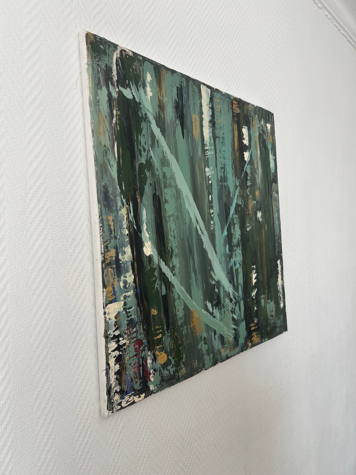 tableau  abstraite  sur toile biacha artiste peintre 