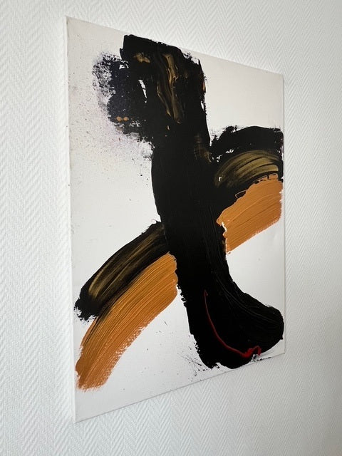 Tableau contemporain moderne en relief unique sur toile BiachaArt 