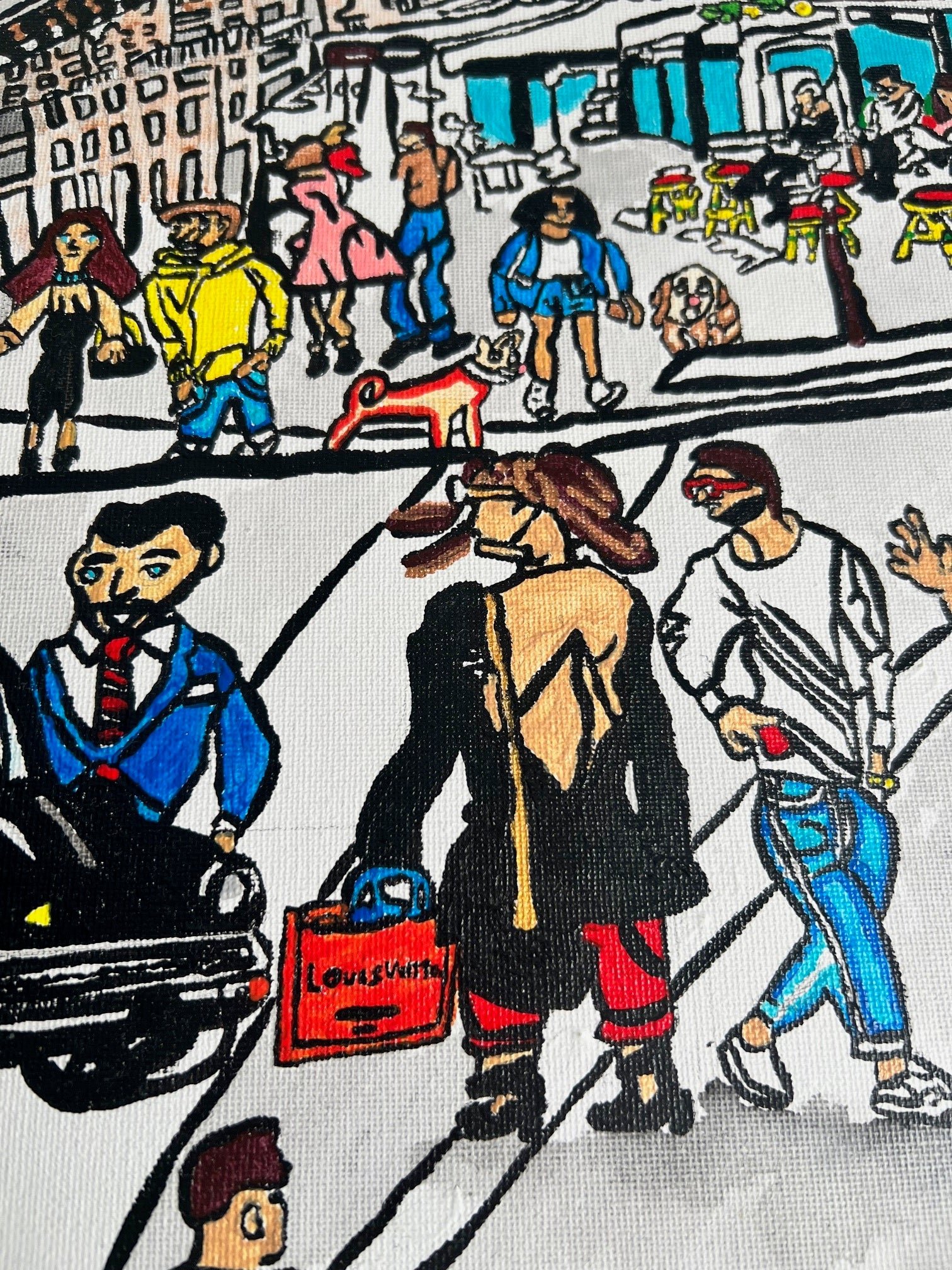 tableau la vie  parisienne 