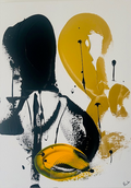 Peinture abstraite texturée – décoration murale artistique
