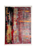 tableau moderne sur papier  fait à la  main Biacha artiste 