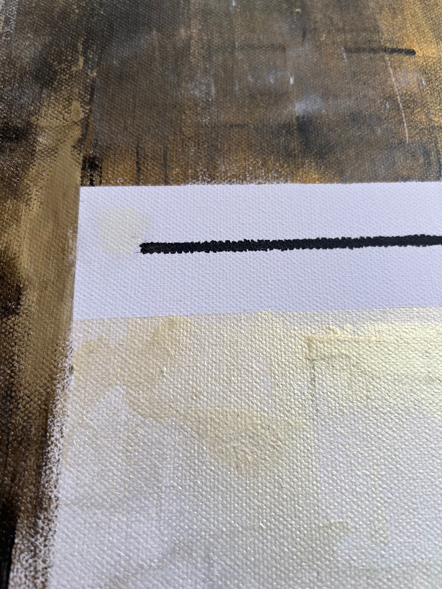 Tableau peinture fait main  "Équilibre Graphique"