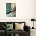 Idée déco avec tableau abstrait moderne, peinture faite main sur toile, parfaite pour une décoration murale tendance et élégante.