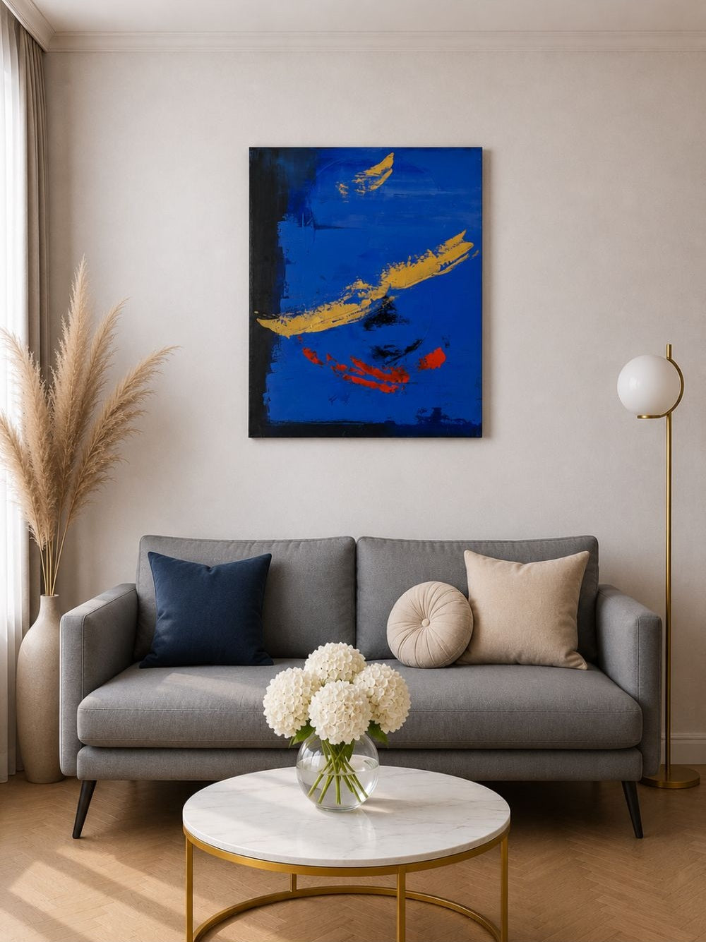 idee decoration murale moderne sur toile fait main 