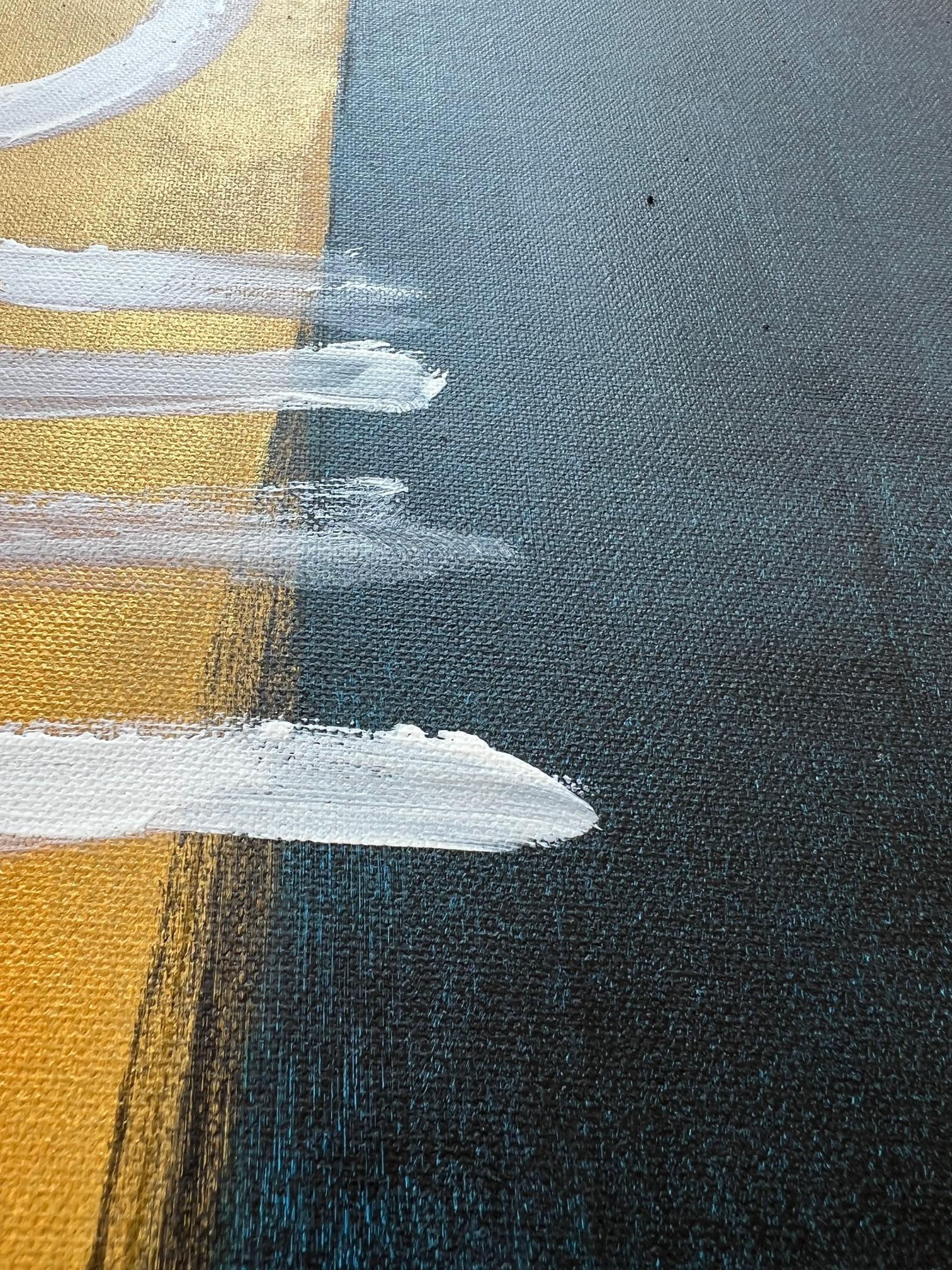 Tableau abstrait "Énergie Positive"