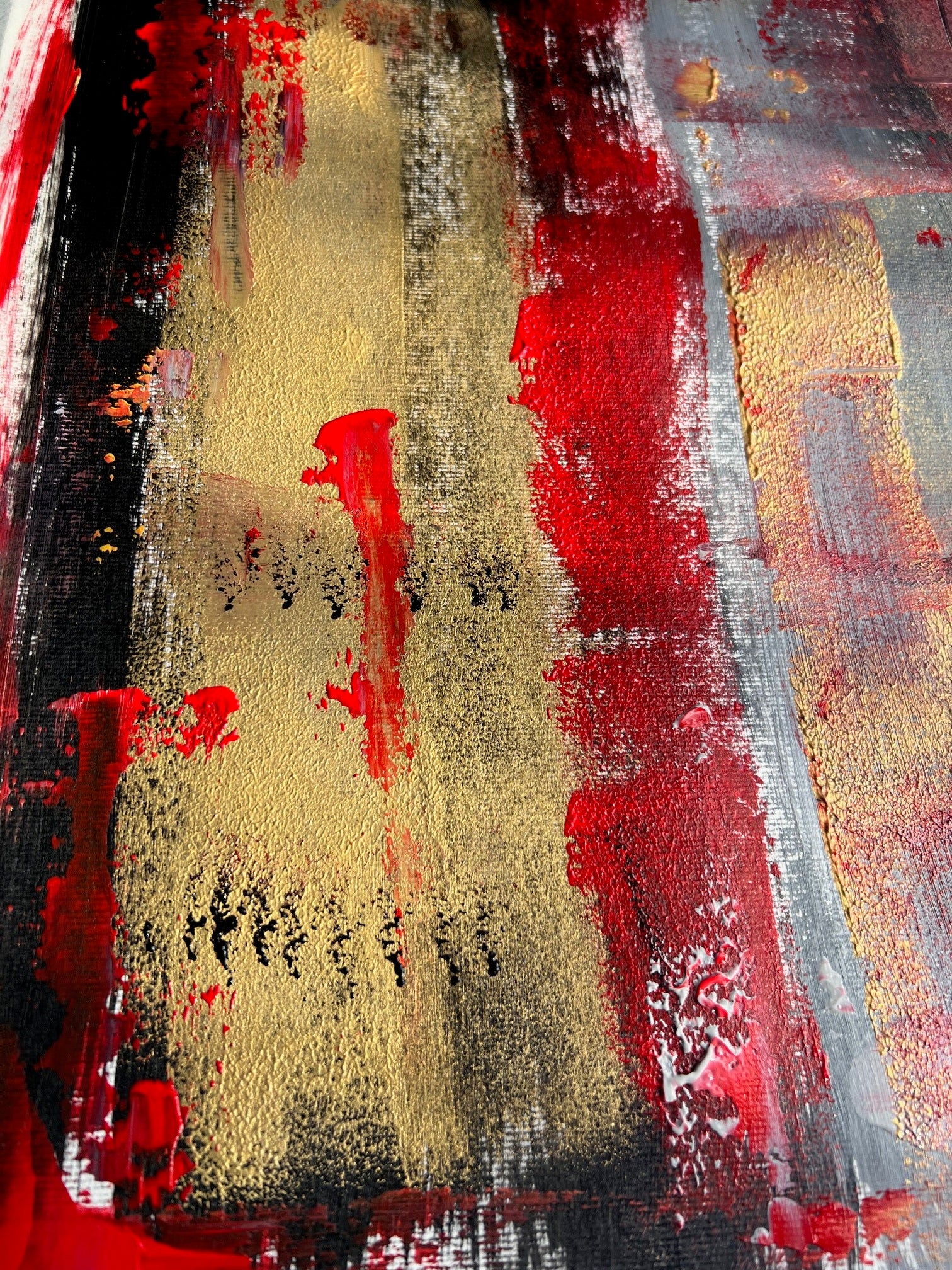 peinture abstraite sur  papier  400grs  fait à la main unique 