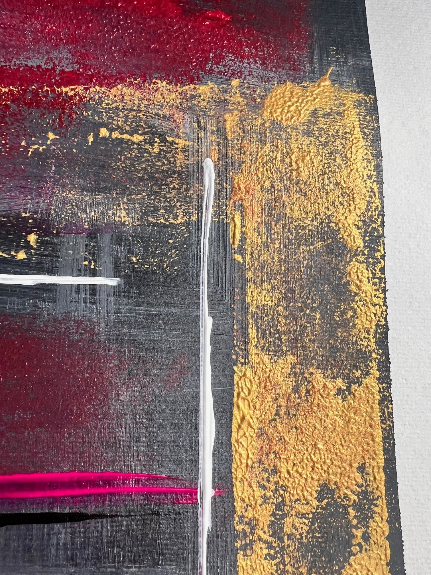 peinture moderne à vendre sur papier épais  d'art -  Biacha artiste peintre 