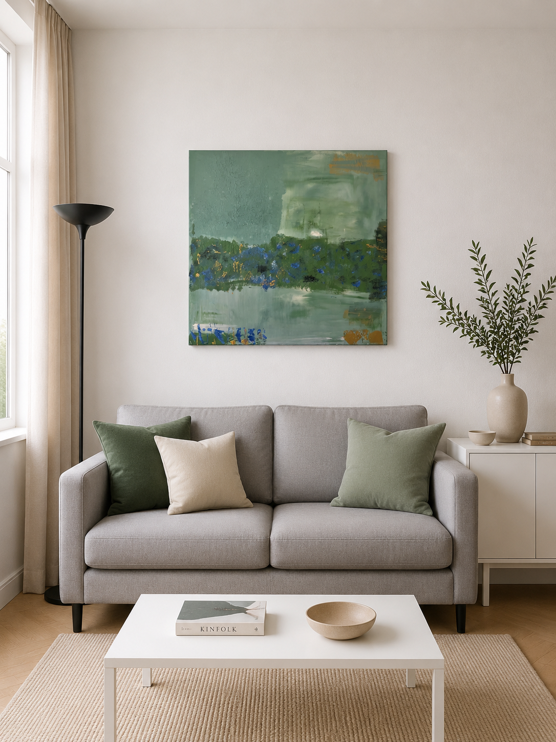 peinture_moderne_relaxante_pour_salon_avec_vert_sauge 