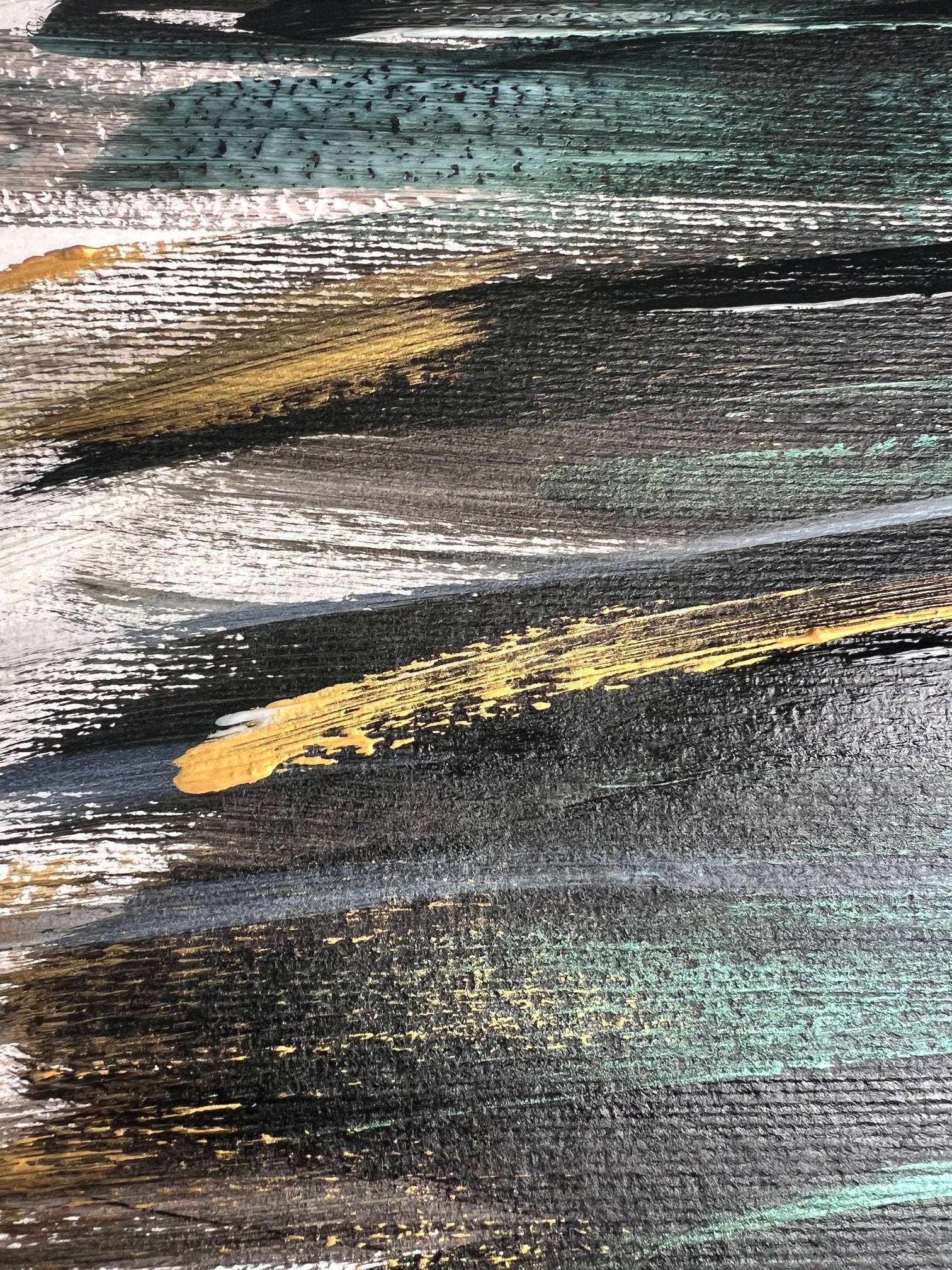 peinture  moderne sur papier épais  facile à encadrer 