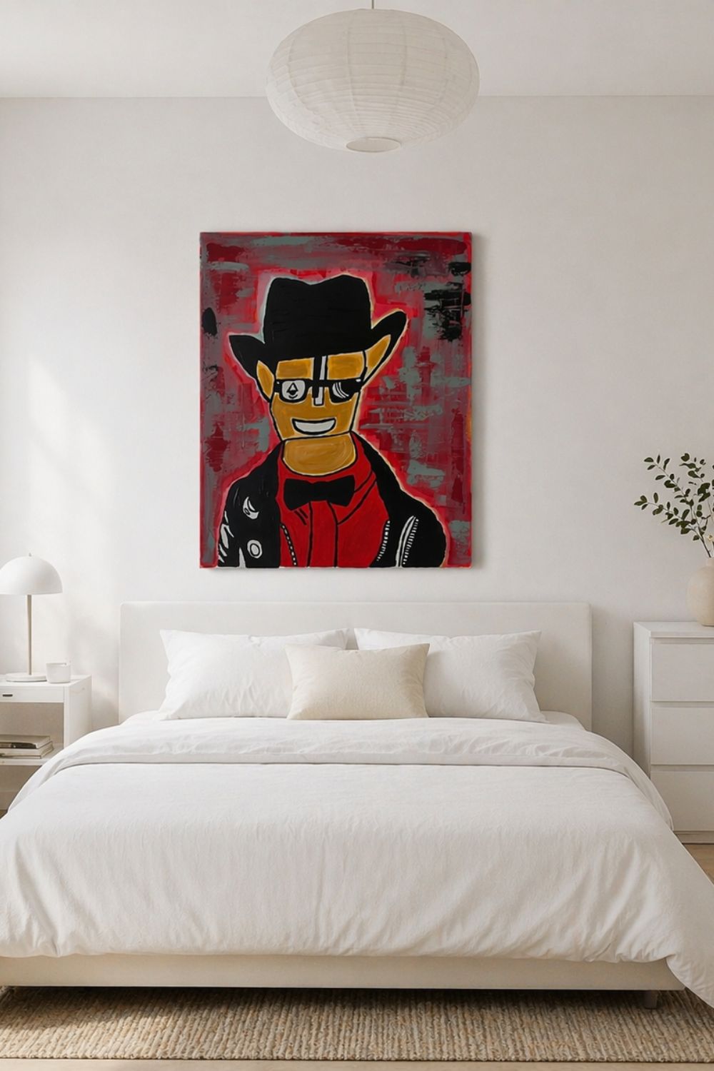 peinture  moderne  sur toile  fait  à la main 