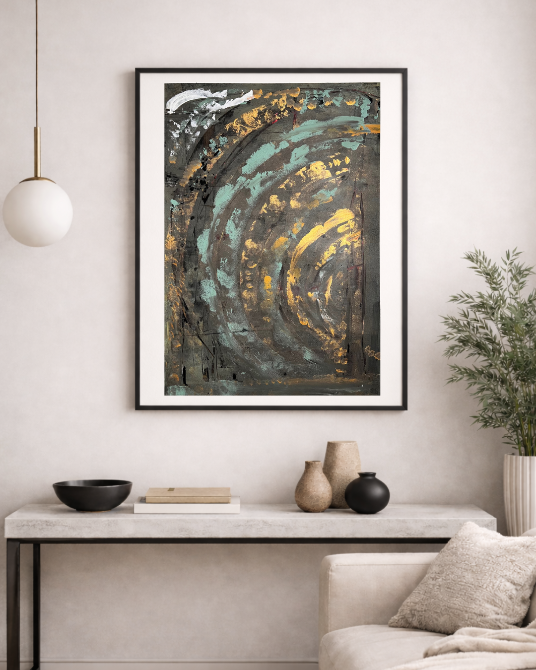 peinture sur papier fait à la main 