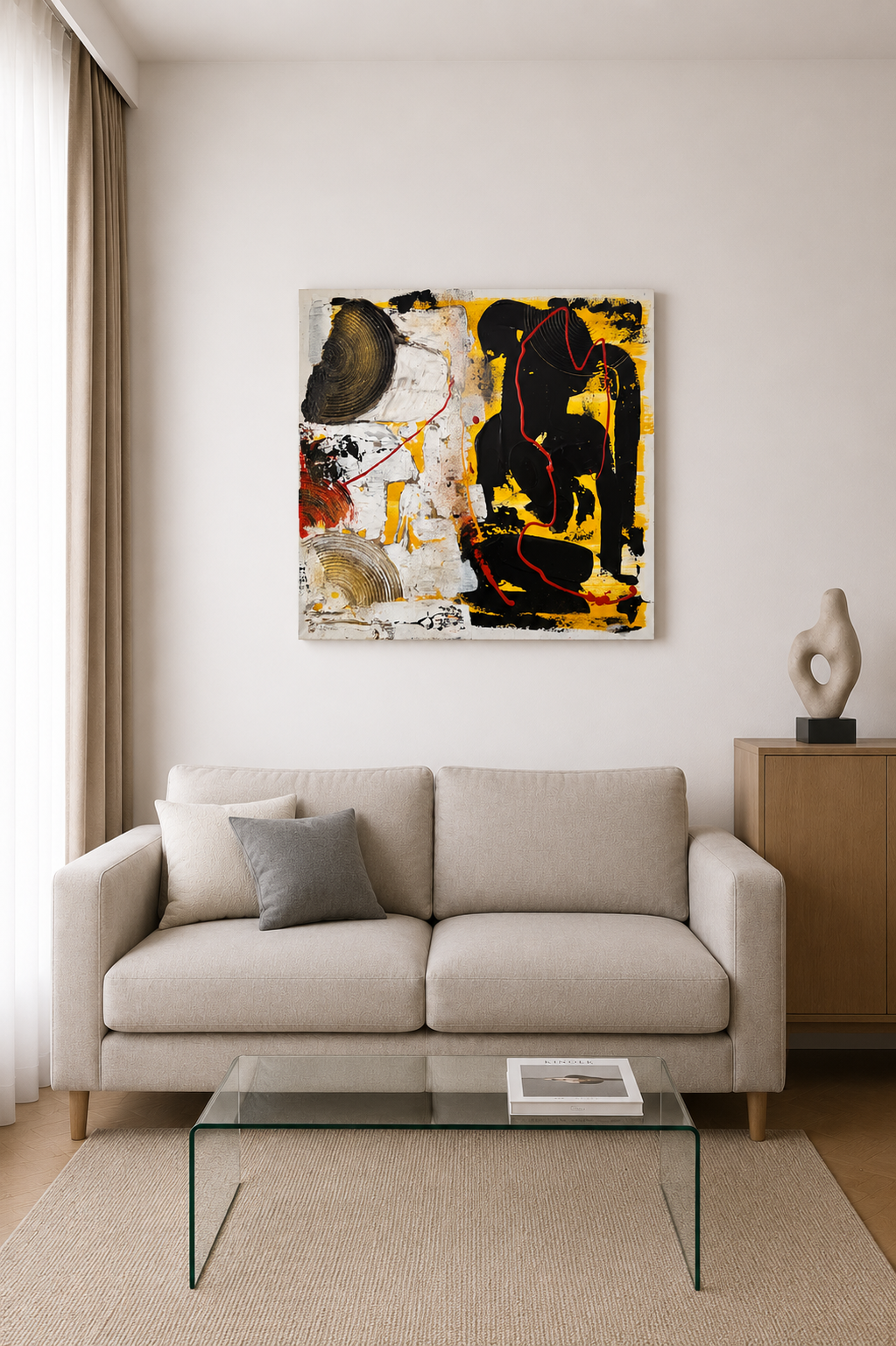 peinture sur toile  fait à  la main 