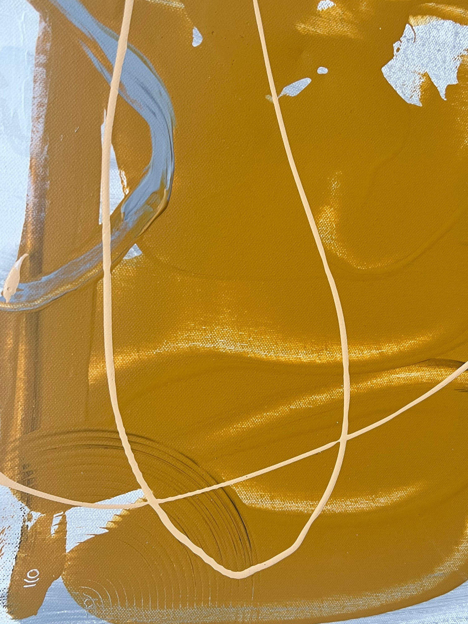 peinture sur toile en relief fait  mai a rtiste  français  Biacha 