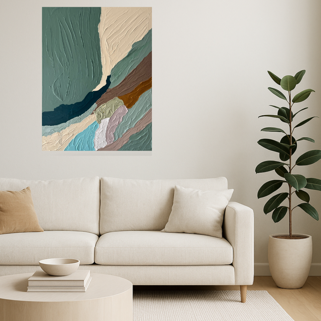 Peinture  tableau acrylique moderne et tendance