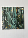 peinture  vert sauge  moderne sur toile 