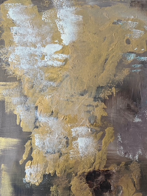 Tableau déco murale aux tons naturels, peinture abstraite faite main pour une ambiance moderne et apaisante.