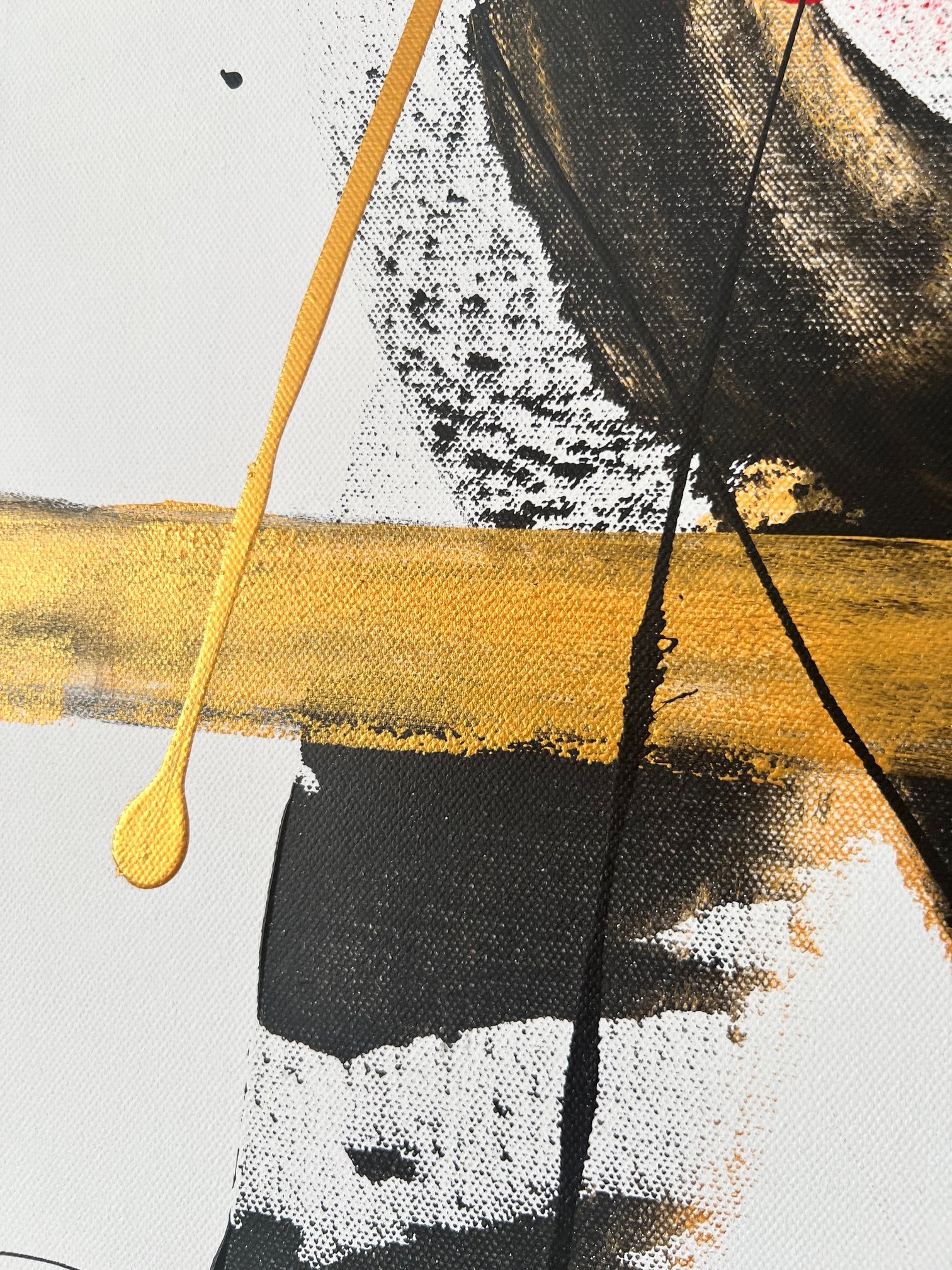 tableau  abstrait la coupe  