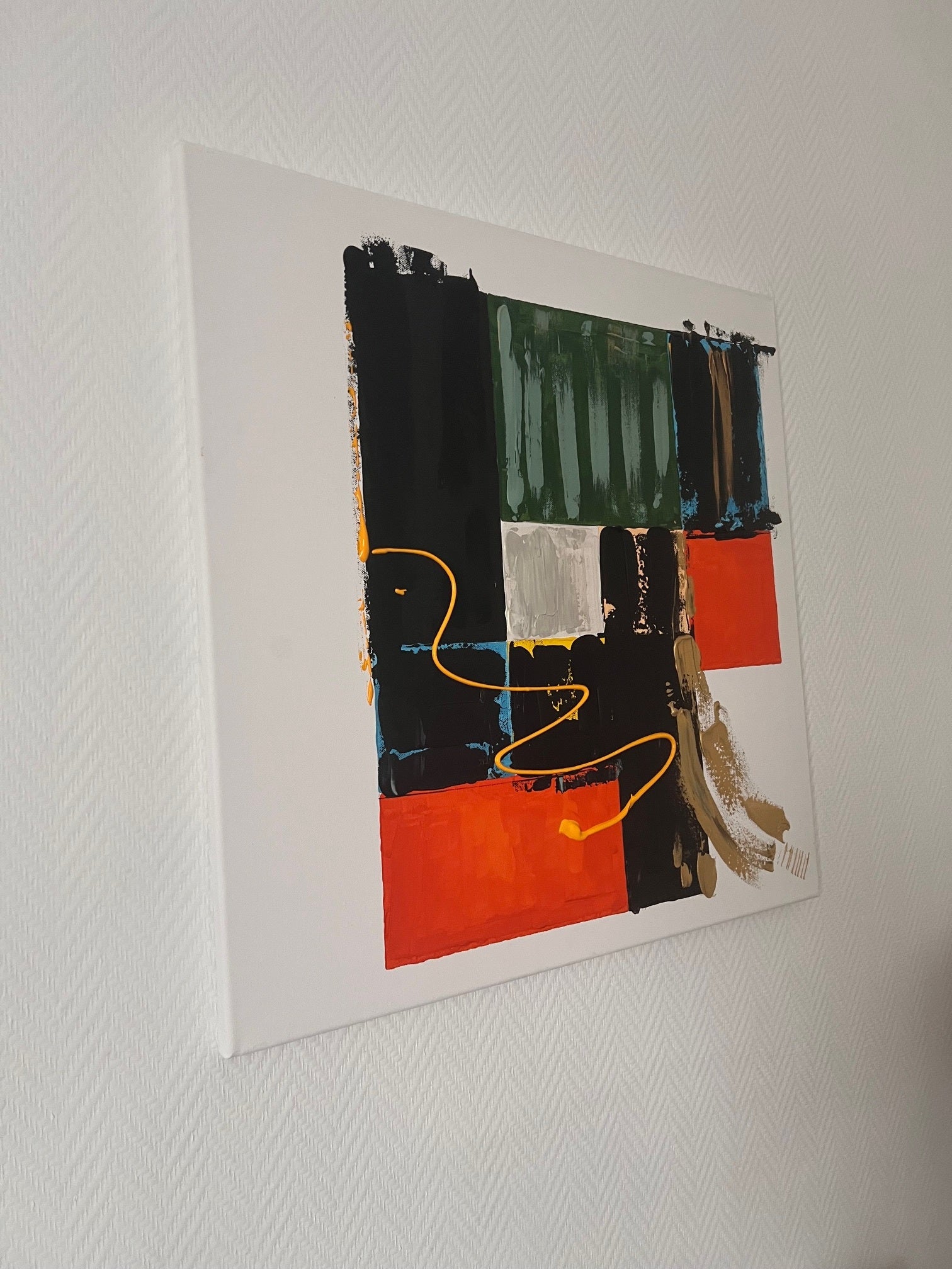 tableau abstrait moderne contemporain Biacha