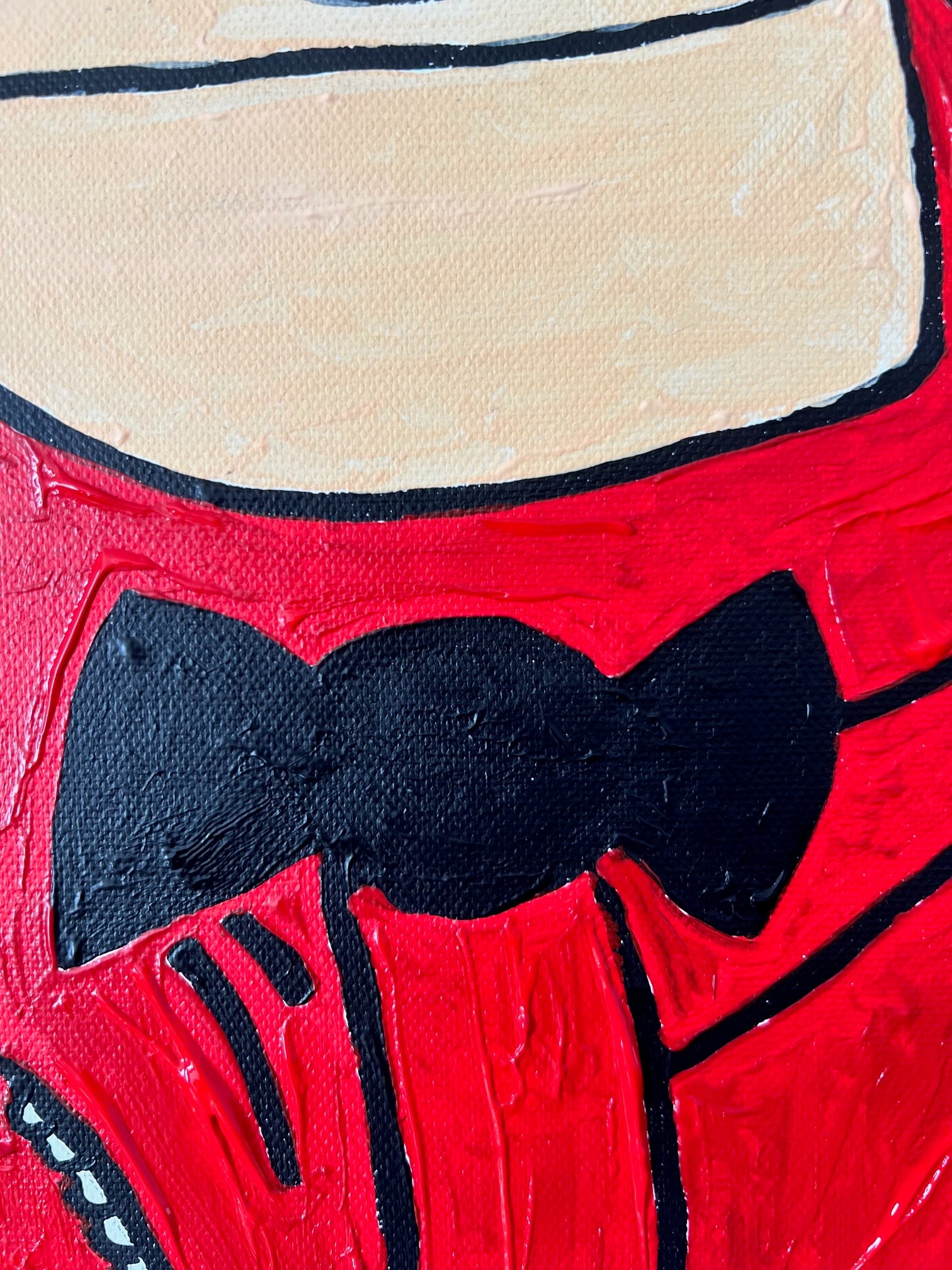 tableau_abstrait_personnage_peint_a_la_main_et_unique sur toile 