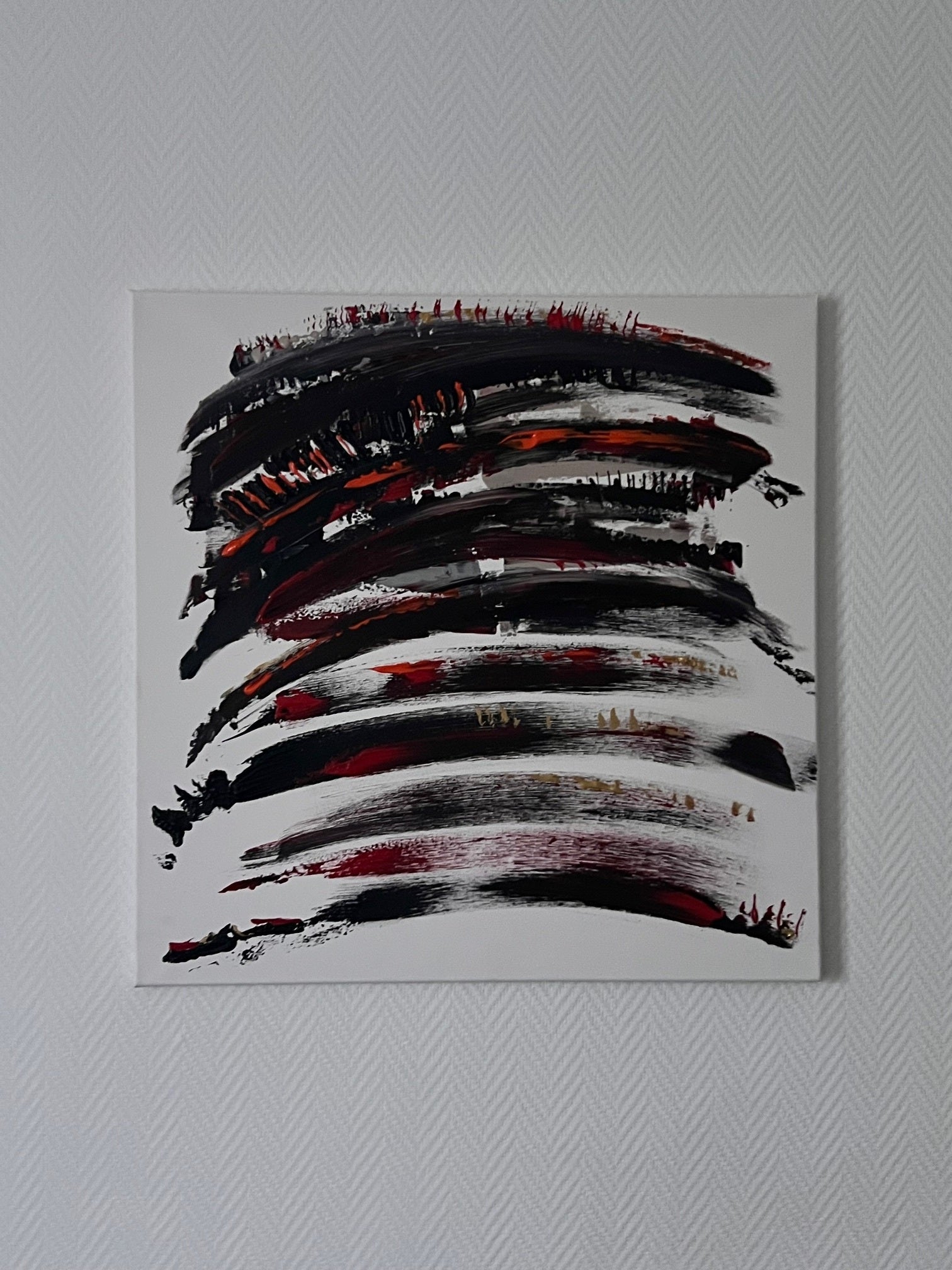 tableau abstrait sur toile peinture acrylique unique 