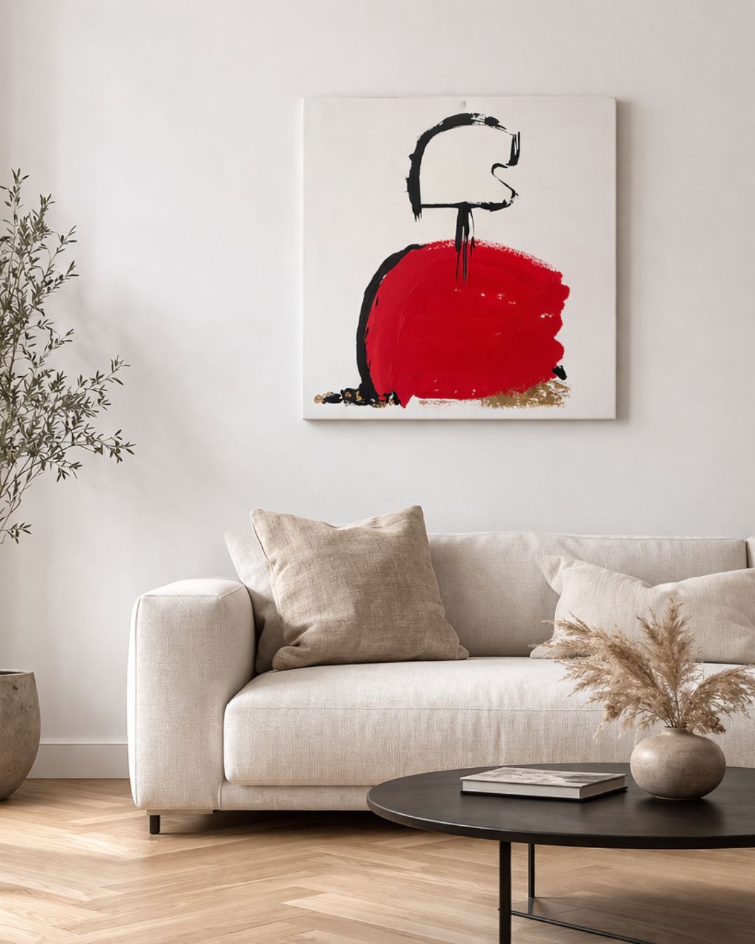 tableau  abstrait unique  fait main sur toile Biacha 