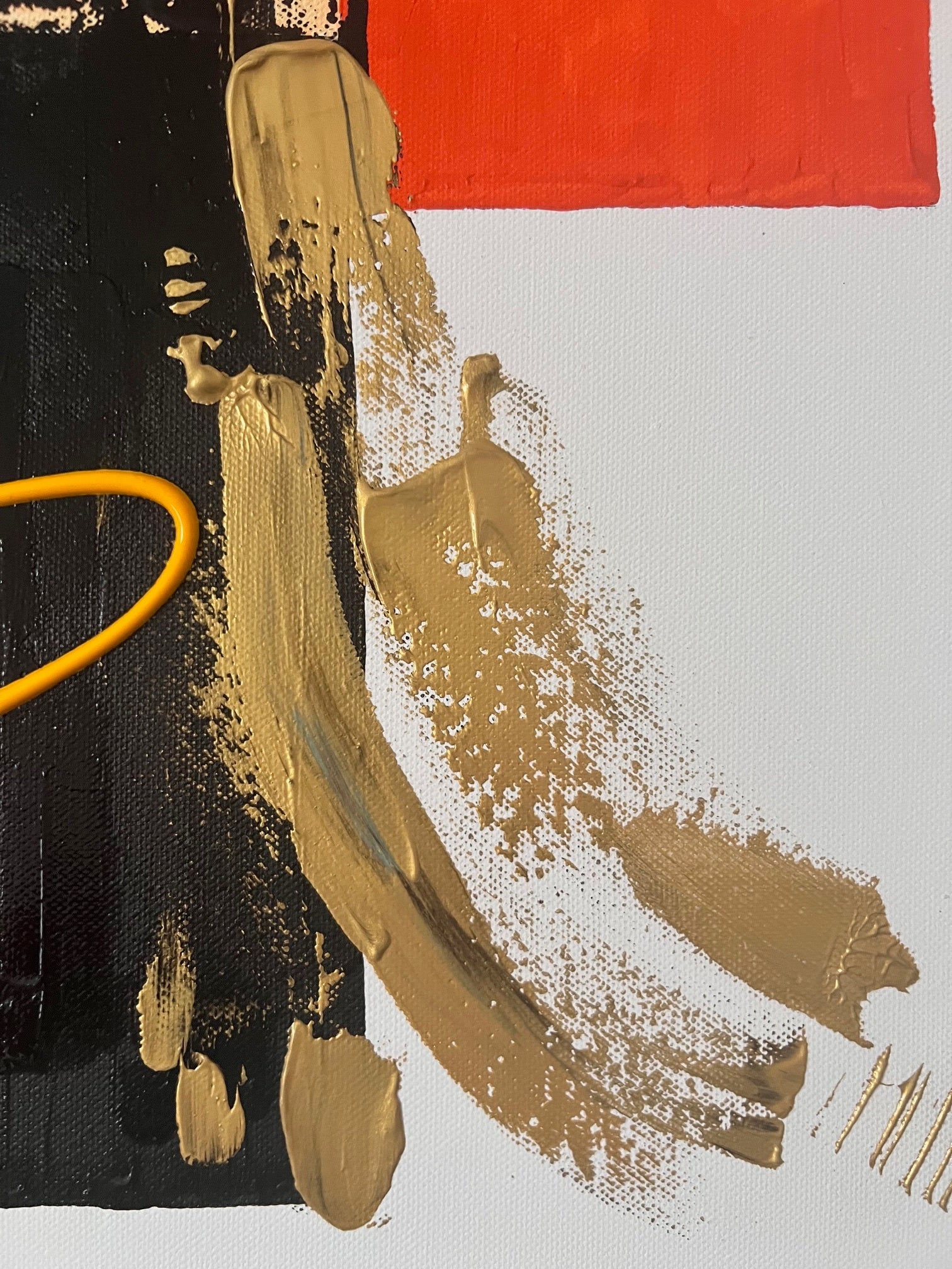 tableau décoration moderne sur toile  en relief Biacha 