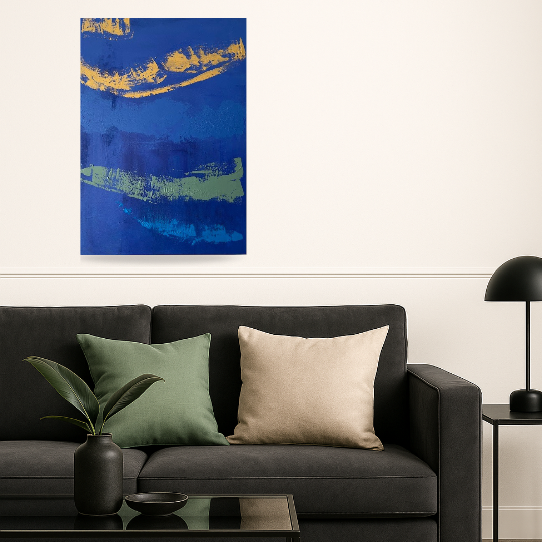 Tableau fait main moderne et unique Biacha 