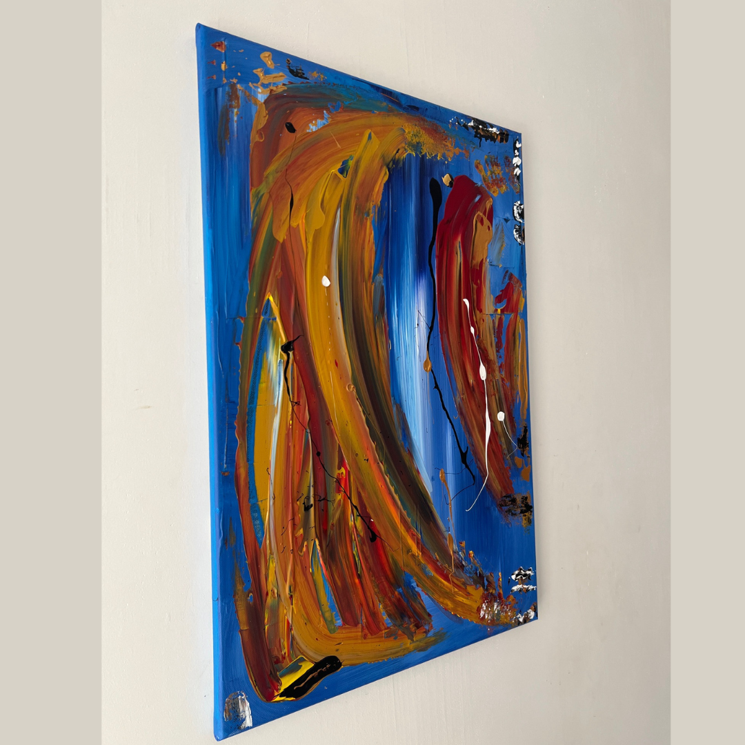 Tableau moderne unique main par Biacha 