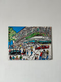 tableau rue de Paris peint à  la main  sur toile unique 